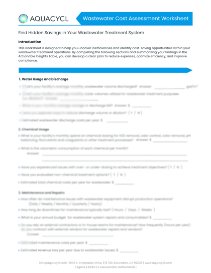 Wastewater Cost Assessment Worksheet (4)